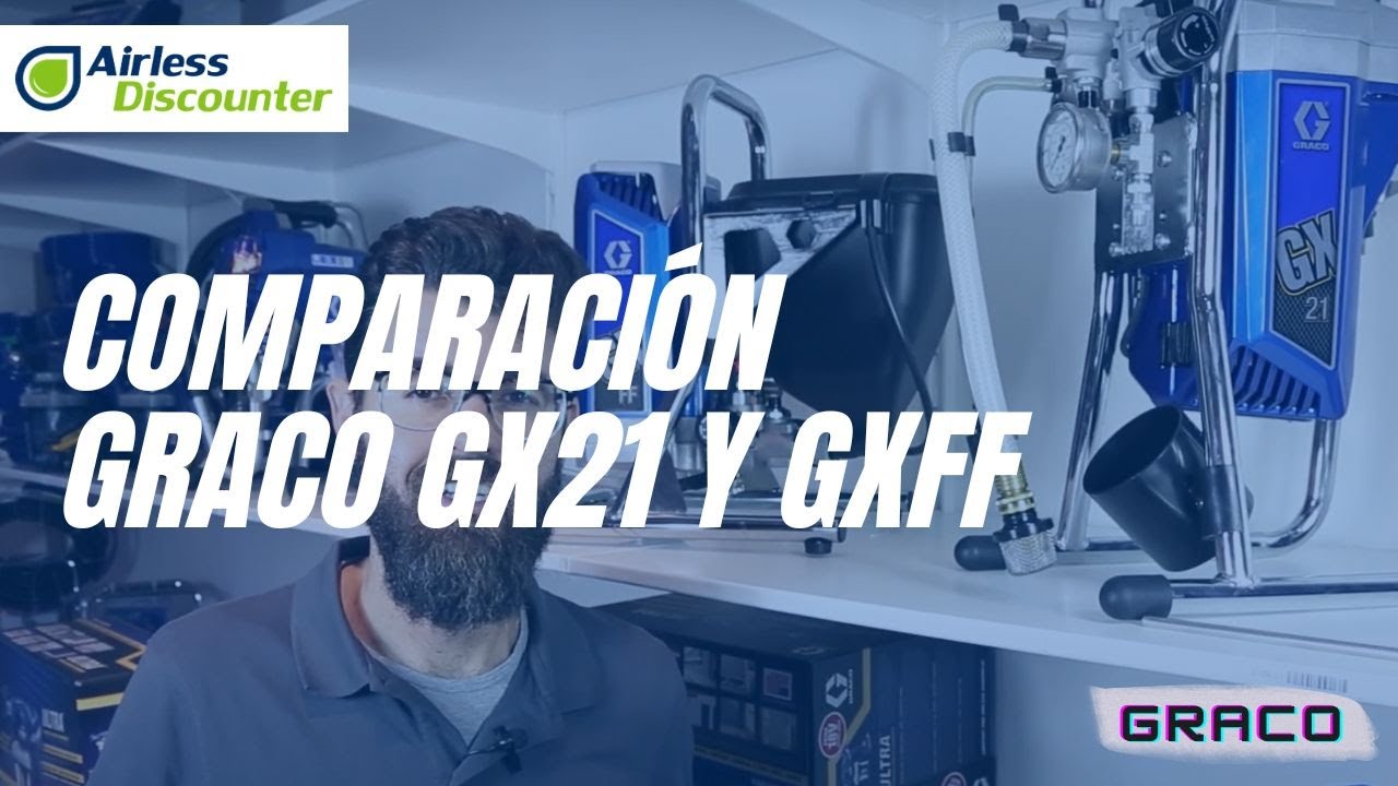 Comparación de los modelos airless de Graco GX21 y GXFF | Airless Discounter