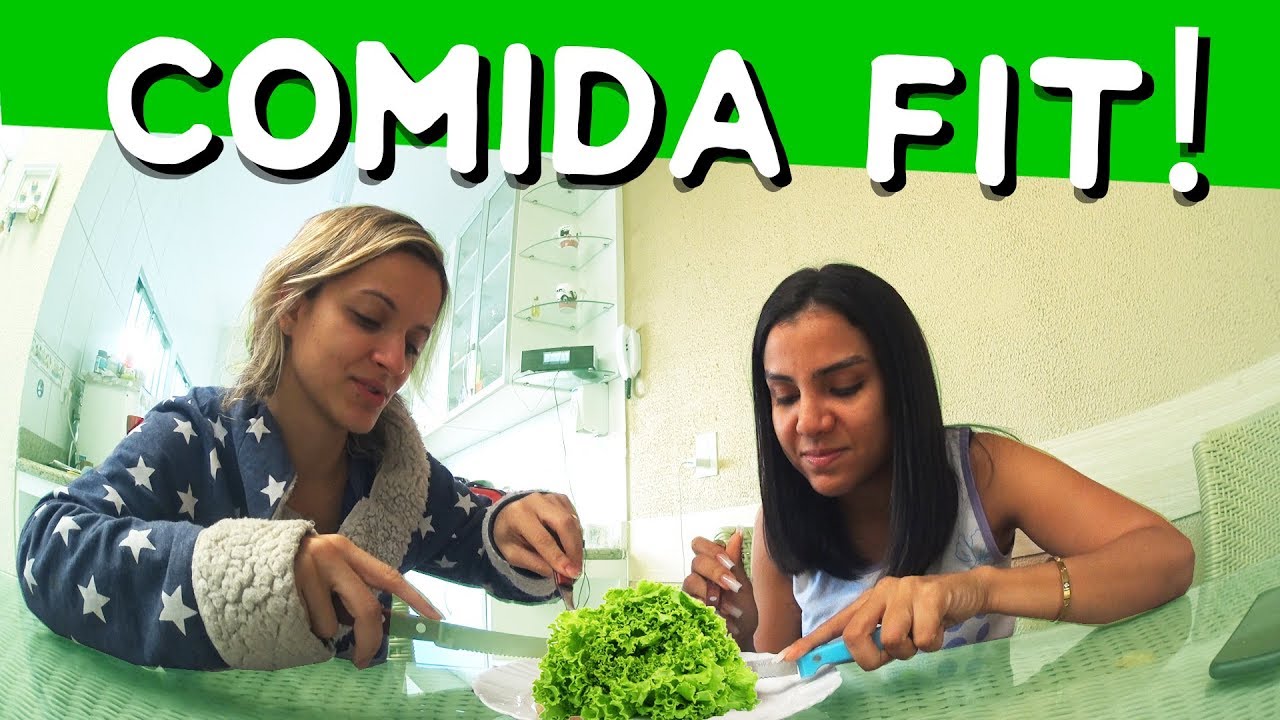 UM DIA INTEIRO COMENDO COMIDA FIT