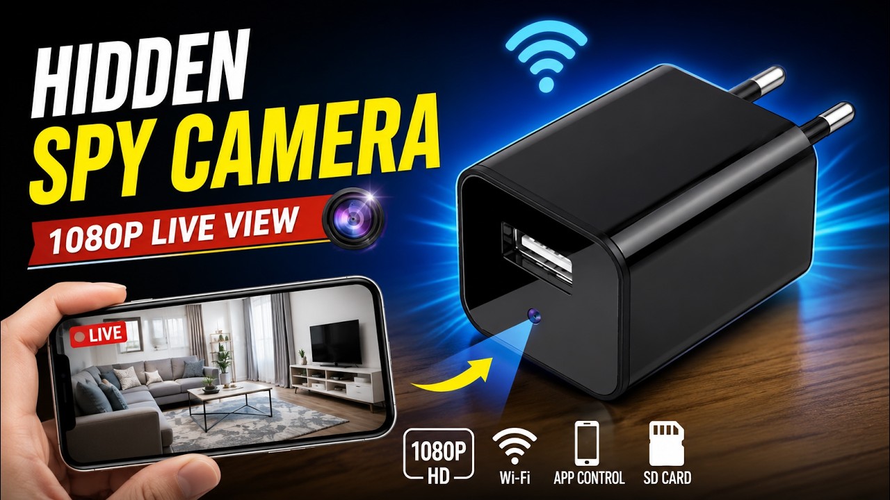 Best Smart Full HD Smart Charger Hidden Camera Full Details | How To Use The Camera