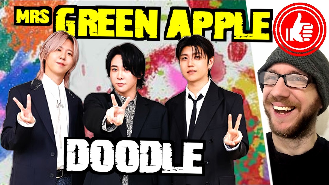 Mrs GREEN APPLE ✍ DOODLE ...reaction high energy creativity from ANTENNA
