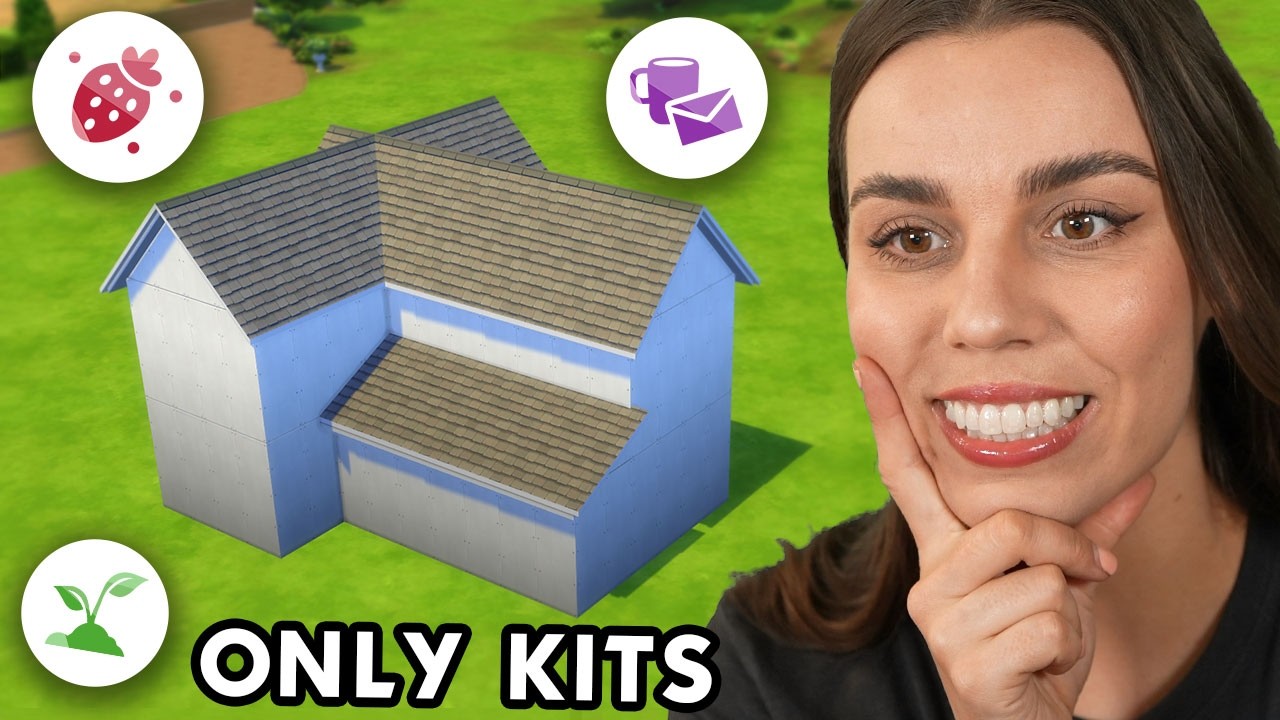 Building with only kits in The Sims