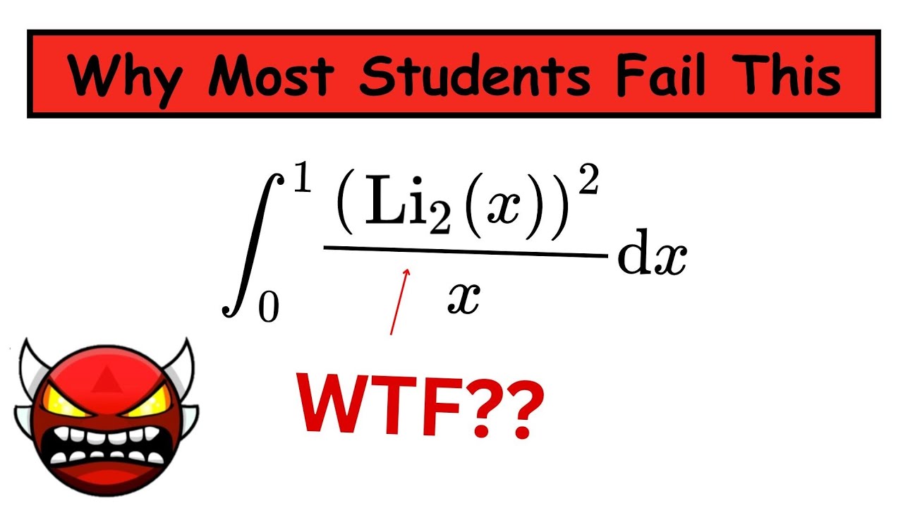 The Integral That Separates the Good from the Great