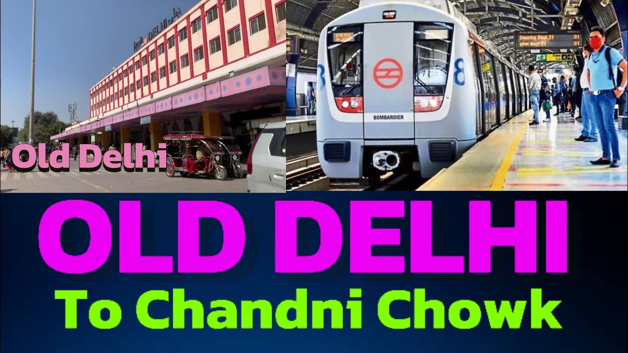 Riding the New Metro from Old Delhi to Chandni Chowk #delhi