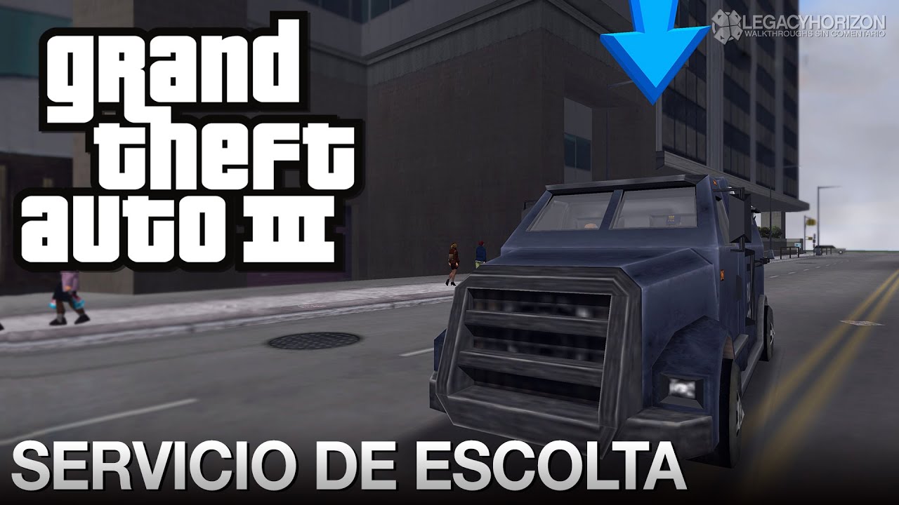 GTA 3 - Misión #41 - Servicio de escolta (1080p 60fps)