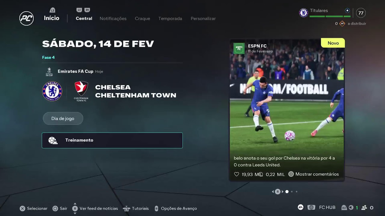 Fifa 2026 modo carreira #3
