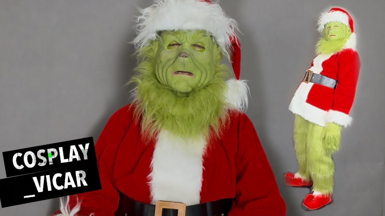 How I put on my Grinch Costume