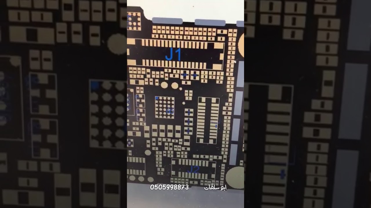 اصلاح عطل بيانات ايفون 5s ..