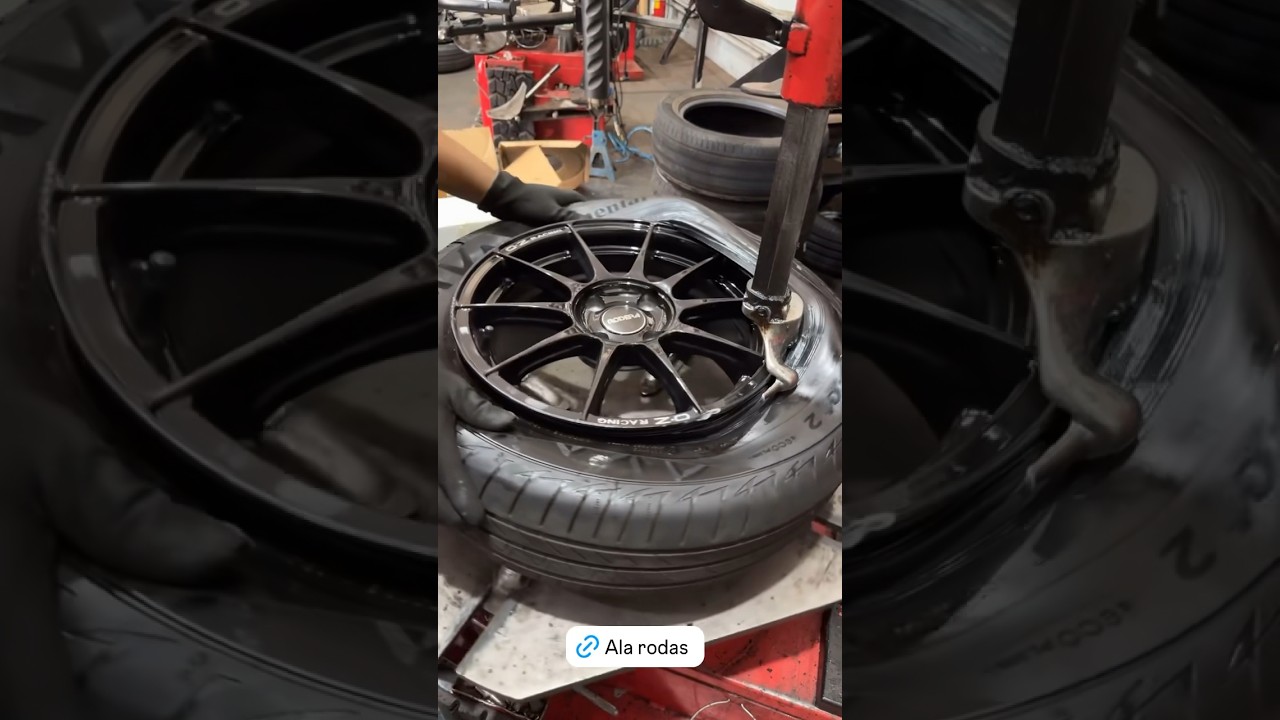 Montagem de roda esportiva aro 15&rdquo;