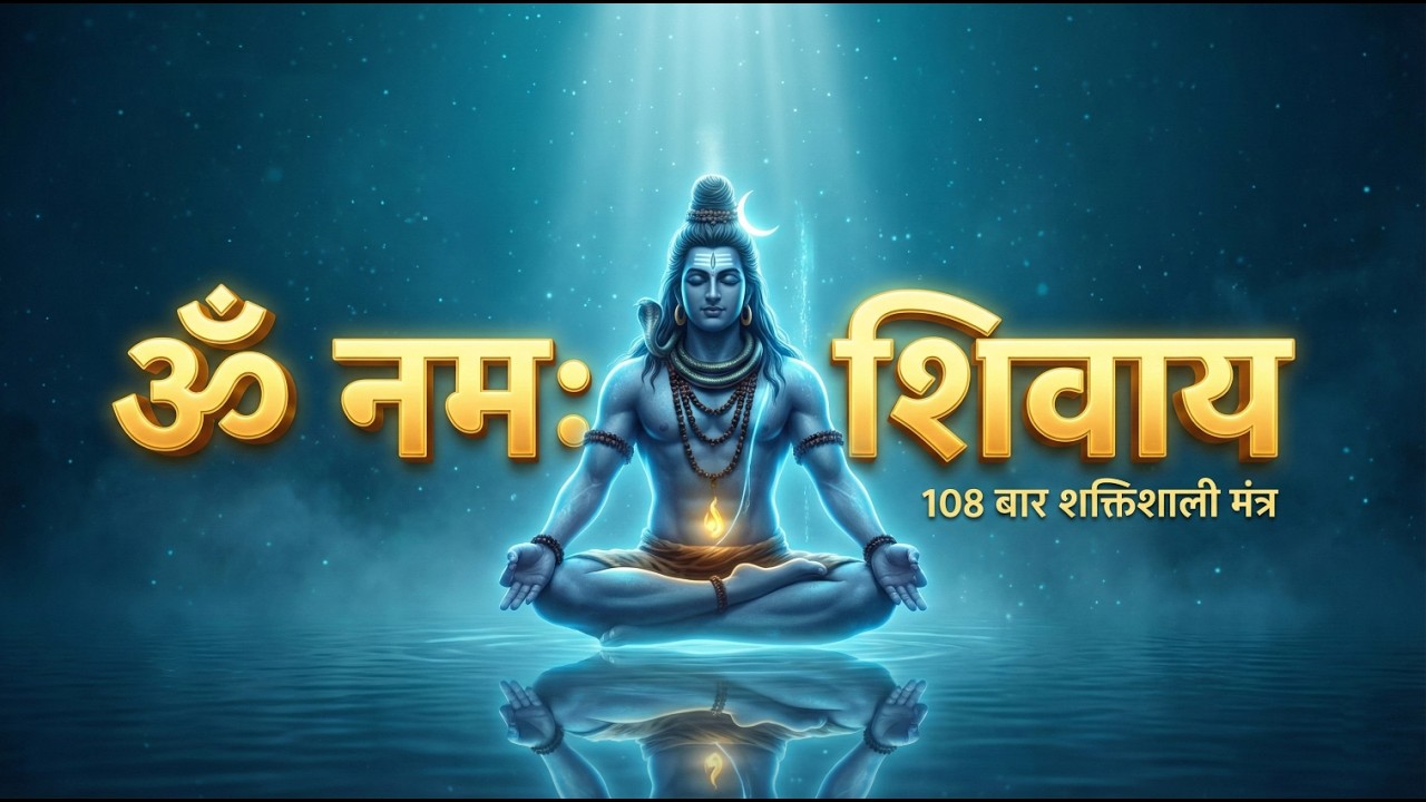 Om Namah Shivay | Om Namah Shivaya 108 times 🕉️ | Powerful Mantra for Inner Peace & Positive Energy|