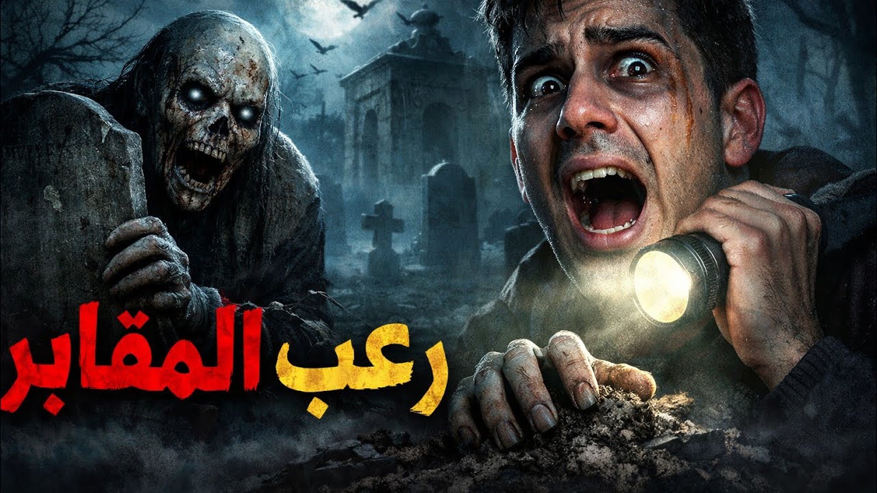 بيتحدي اصدقاءه ويبات ليلتين في المقبره رعب عشري الصعيدي 