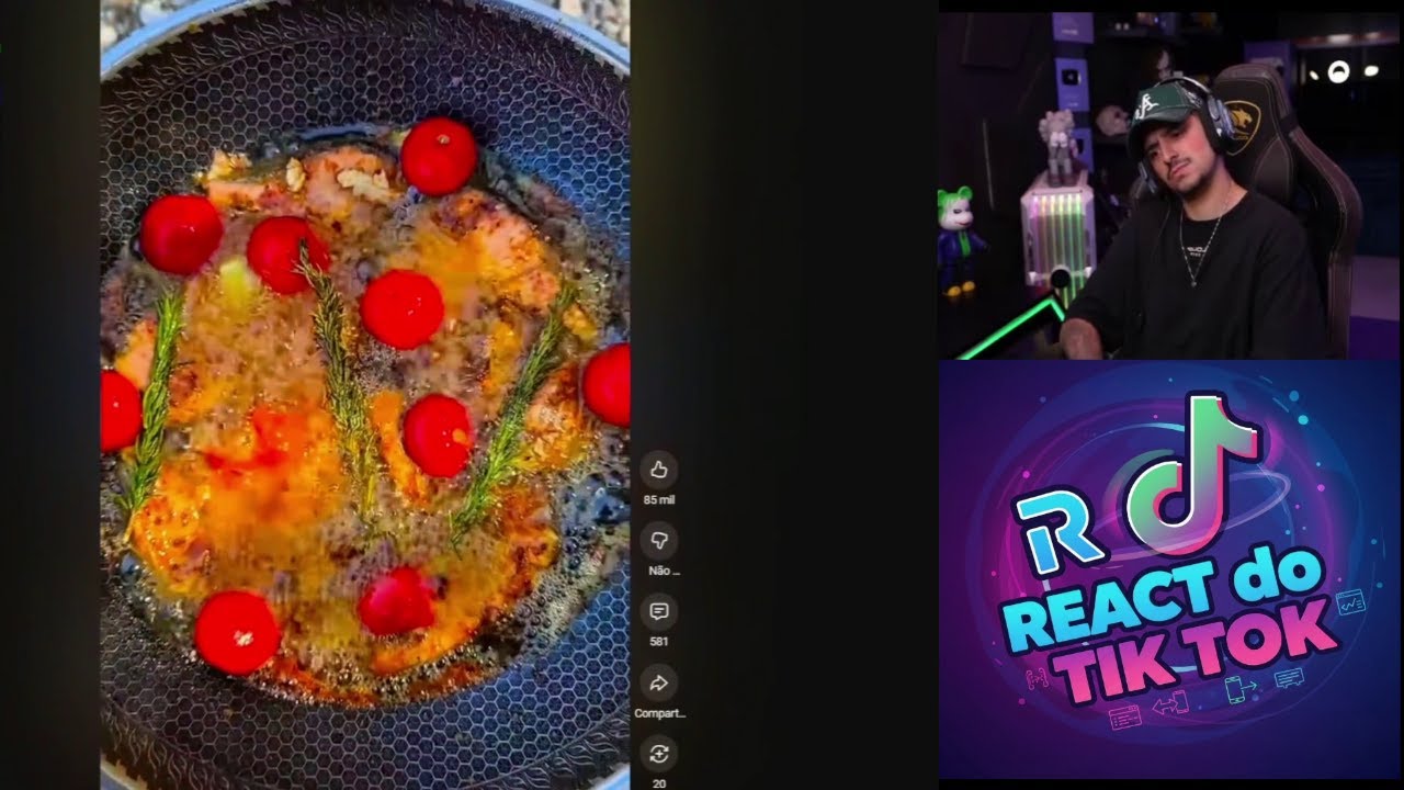 CORINGA REAGINDO A VIDEOS DO TIK TOK