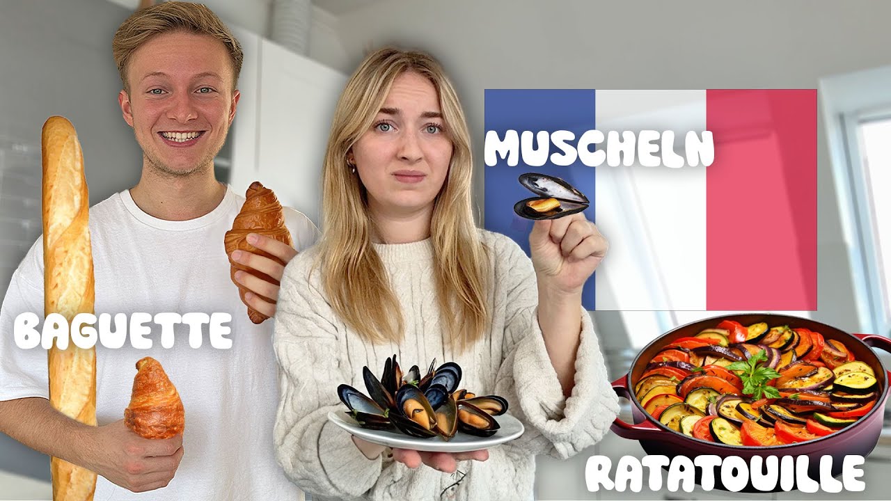 Wir essen 24h NUR FRANZÖSISCHES ESSEN 🇫🇷🥖