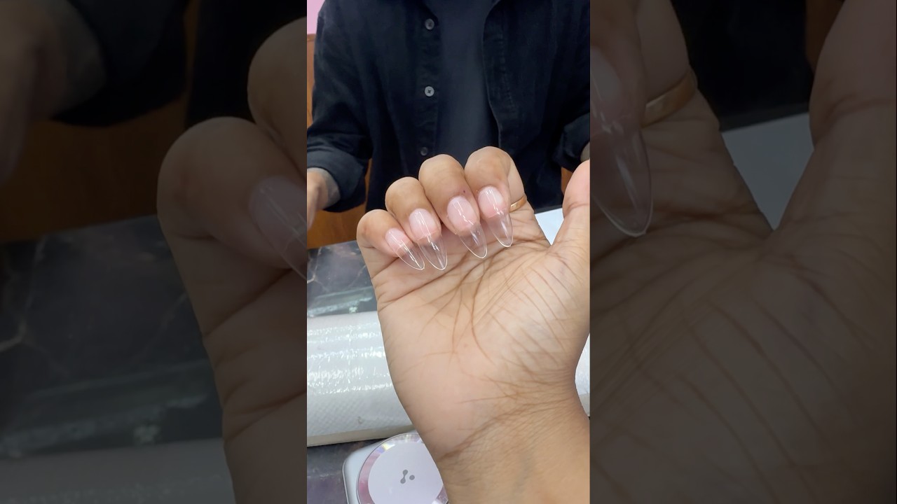 Сделала наращивание волос мягким гелем! 💅