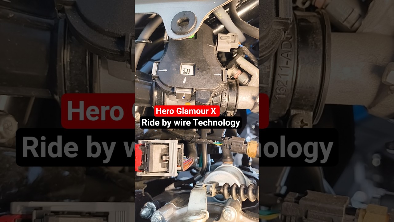 Hero Glamour X Ride by wire Technology 😱 बिना केबल के वर्किंग देखें No Accelerator Wire #ecu #bcm