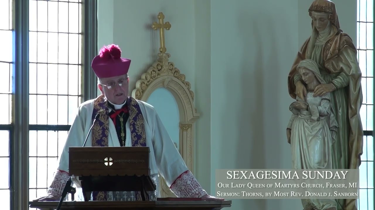 Sermon: Thorns, by Most Rev. Donald J. Sanborn