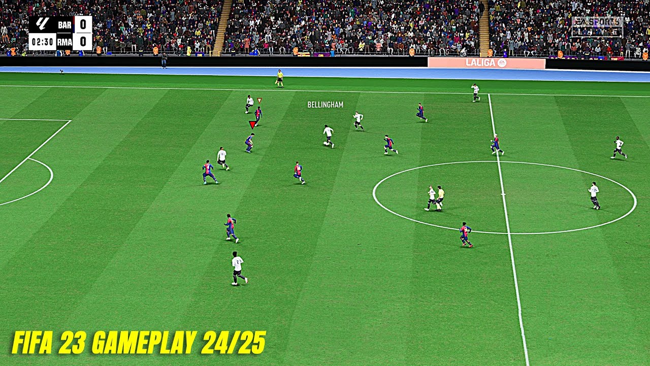 FIFA 23 GAMEPLAY 24/25 With MOD - FHD 60 FPS - GAME PC #fifa23