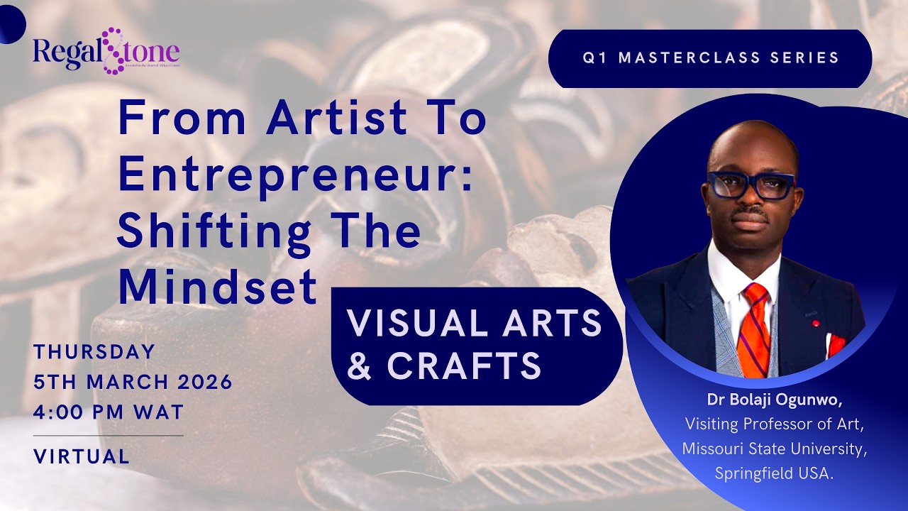 From Artist to Entrepreneur: Shifting the Mindset (Visual Arts & Crafts)
