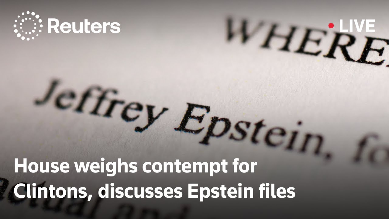 LIVE: House weighs contempt for Clintons, discusses Epstein files