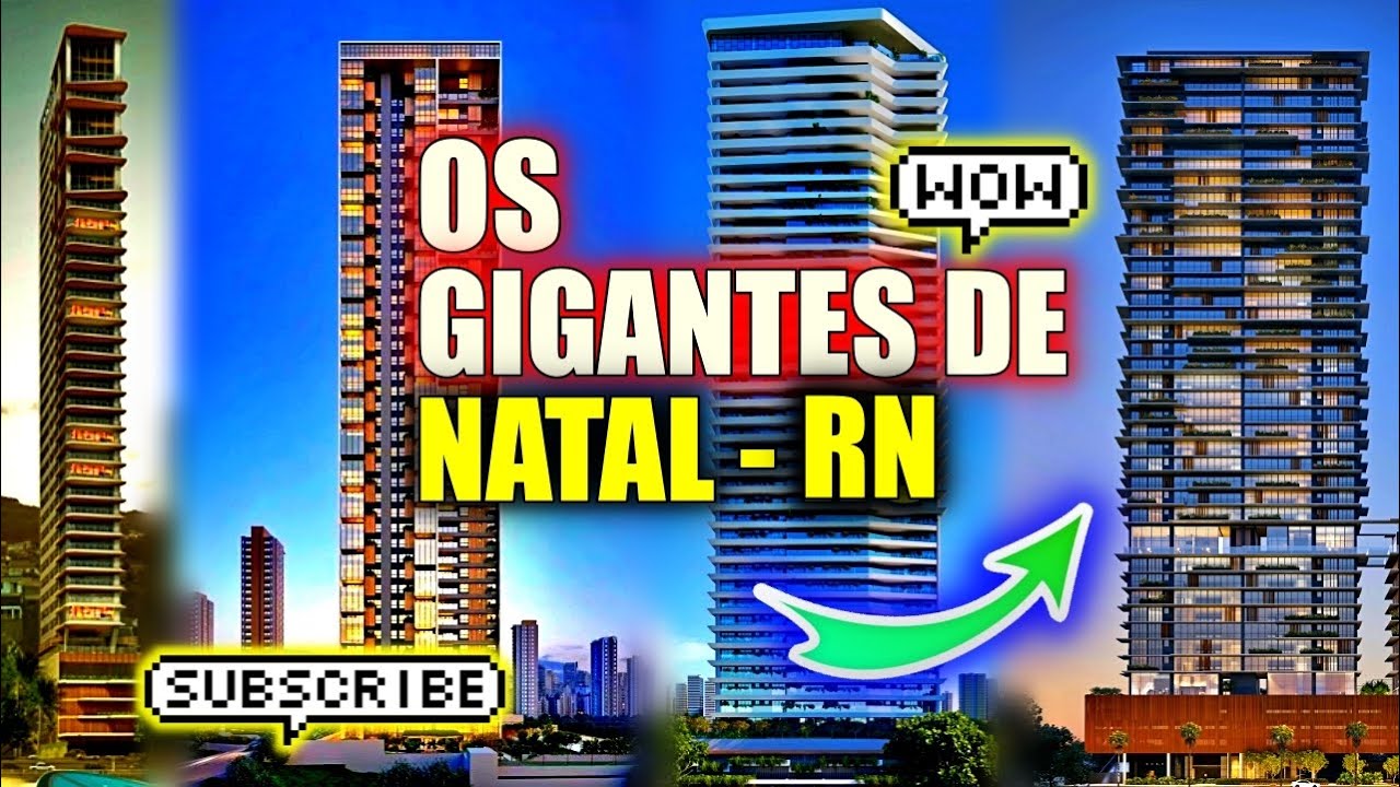 ⭐TOP 10 ⭐ MAIORES EDIFÍCIOS NATAL EM 2025 ⭐ AUMENTO DE 90% NOS LANÇAMENTOS EM 2025 #arquitetura