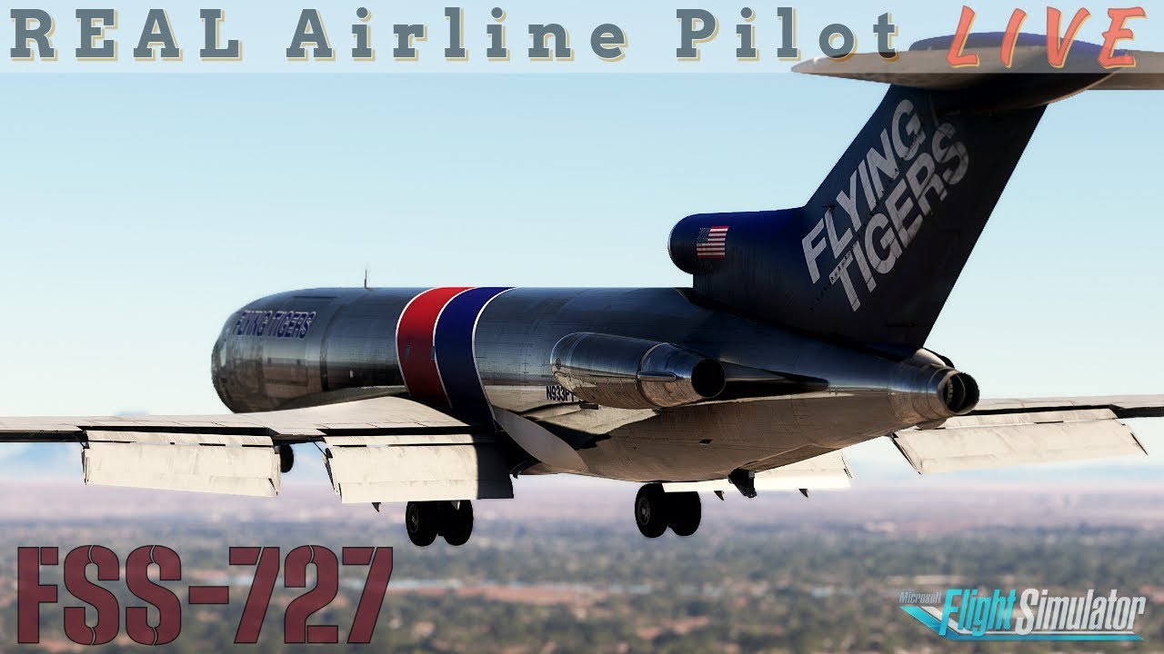 Boeing 727 | FT-Sim Soundpack | West Coast logistics | Real Airline Pilot | #msfs2020 #fss #boeing