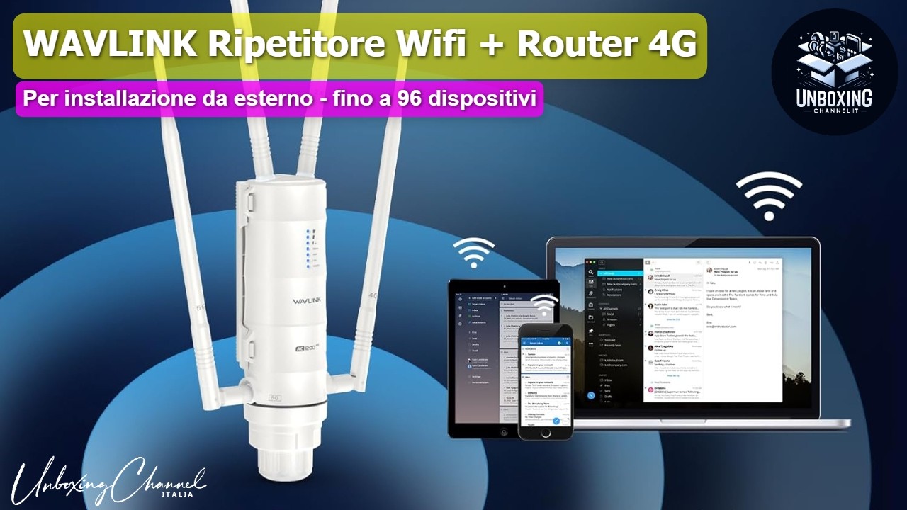 Wavlink AC1200 4G LTE: WiFi Esterno Senza Limiti