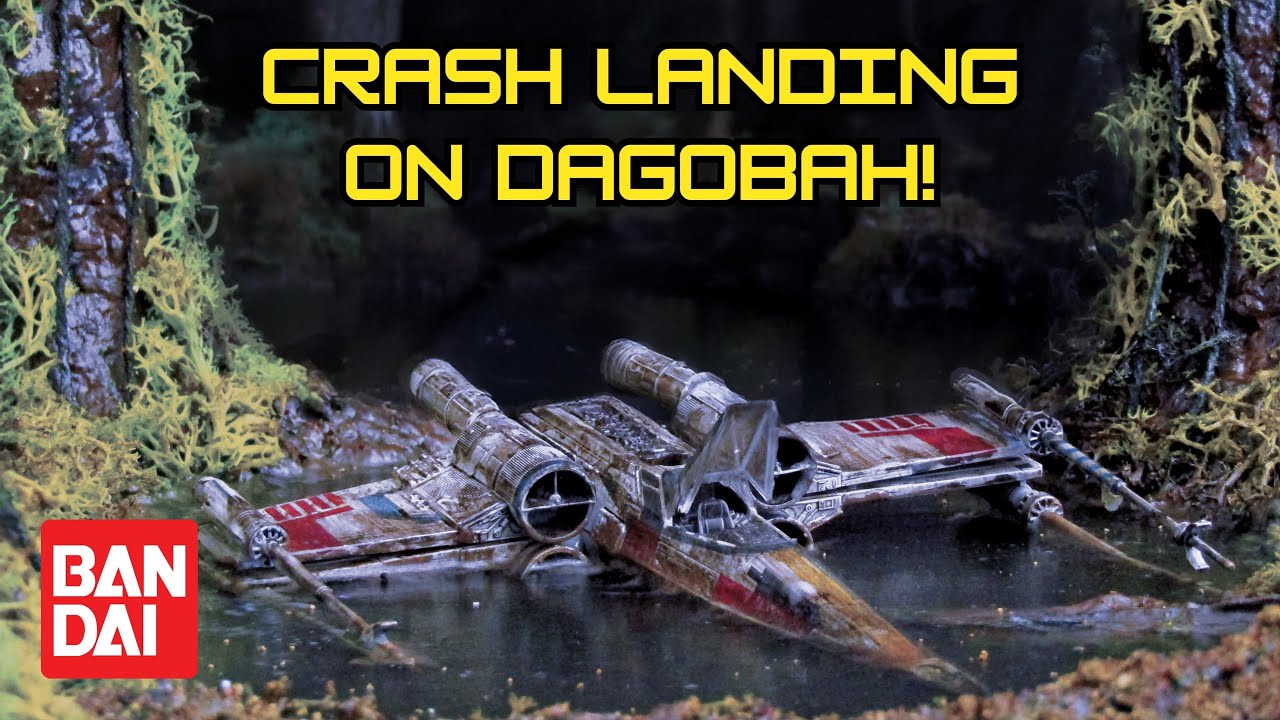 Crash Landing on Dagobah | Star Wars Diorama Build Adventure