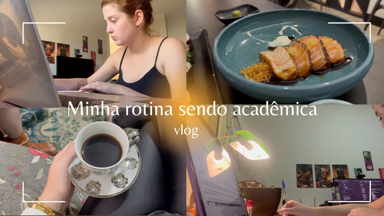 VLOG: ROTINA - cafés, trabalho, estudos, feriado sexta-feira santa e sushi