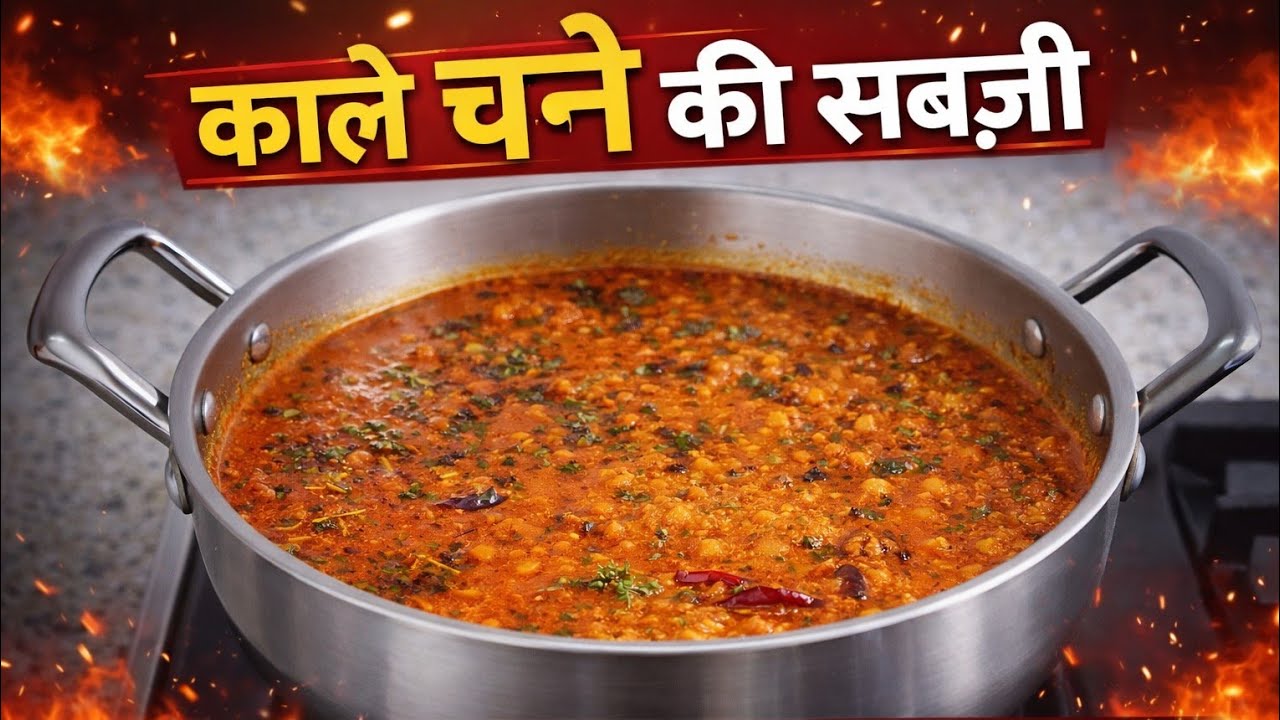 काले चने की मसालेदार सब्जी | घर जैसी स्वादिष्ट     सब्जी | Dhaba Style Black Chana Sabzi❤️❤️
