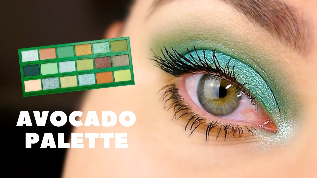 EASY EVERYDAY GREEN LOOK I 🥑 Avocado Palette Makeup Revolution