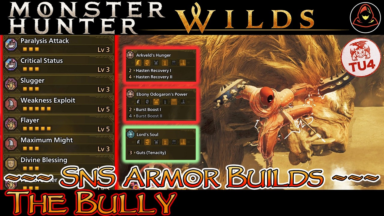 The ULTIMATE BULLY SnS Lockdown Build! | Monster Hunter Wilds TU4
