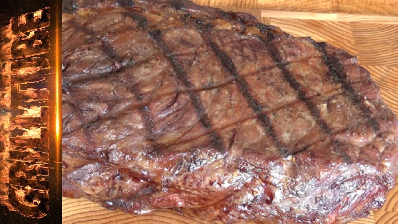 1.1 kg Rib-Eye-Steak durchgehend rosa gebraten | Grillen Grillieren BBQ