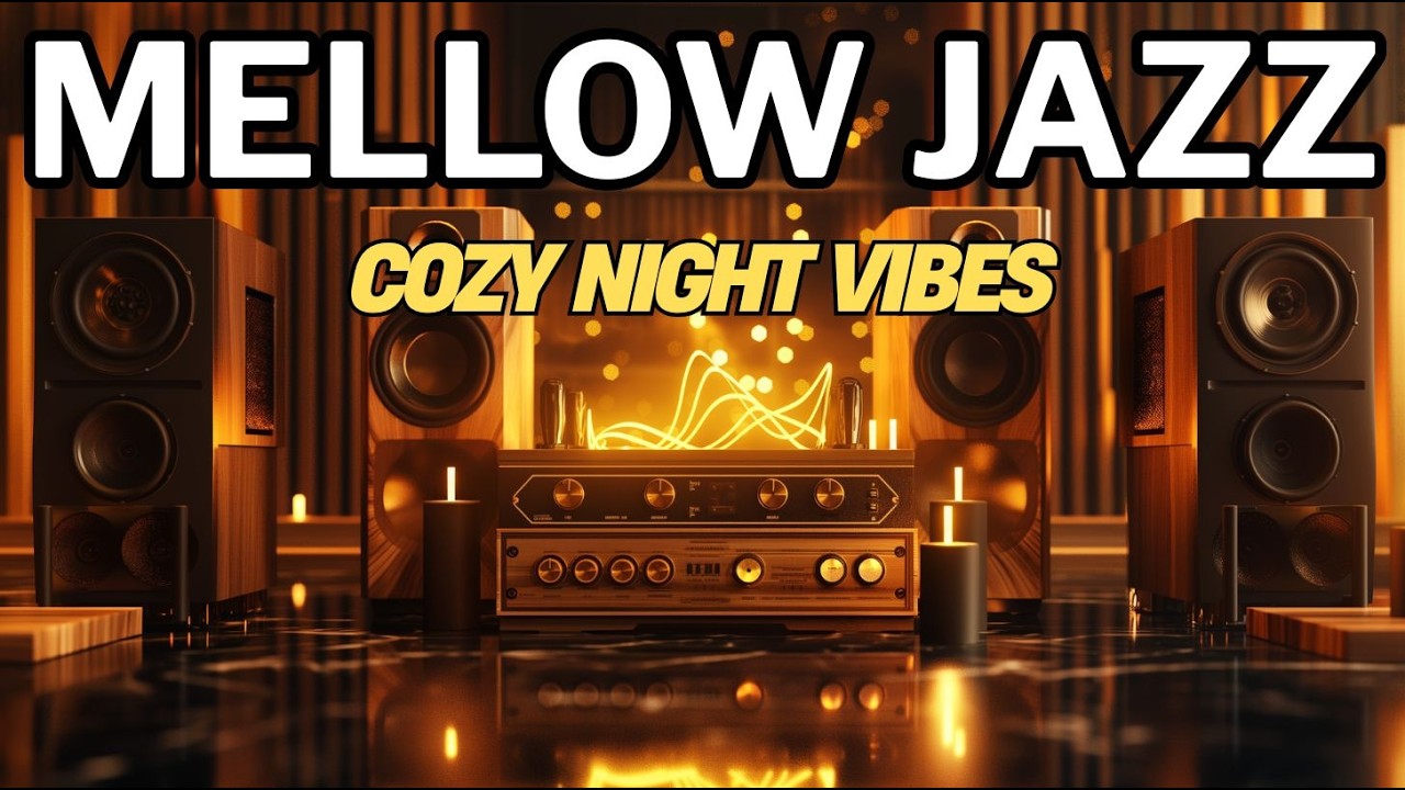MELLOW JAZZ – Cozy Night Vibes | Relax & Unwind with Warm Jazz & Soul R&B Instrumentals (No Vocals)