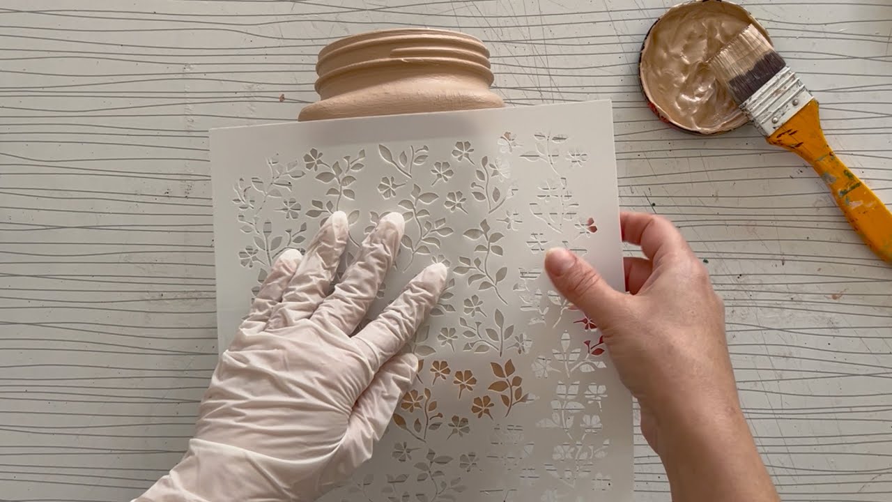 DIY 💖 Стильный дизайн вазы из старой стеклянной банки | Поделки из стеклянной банки | Домашний декор