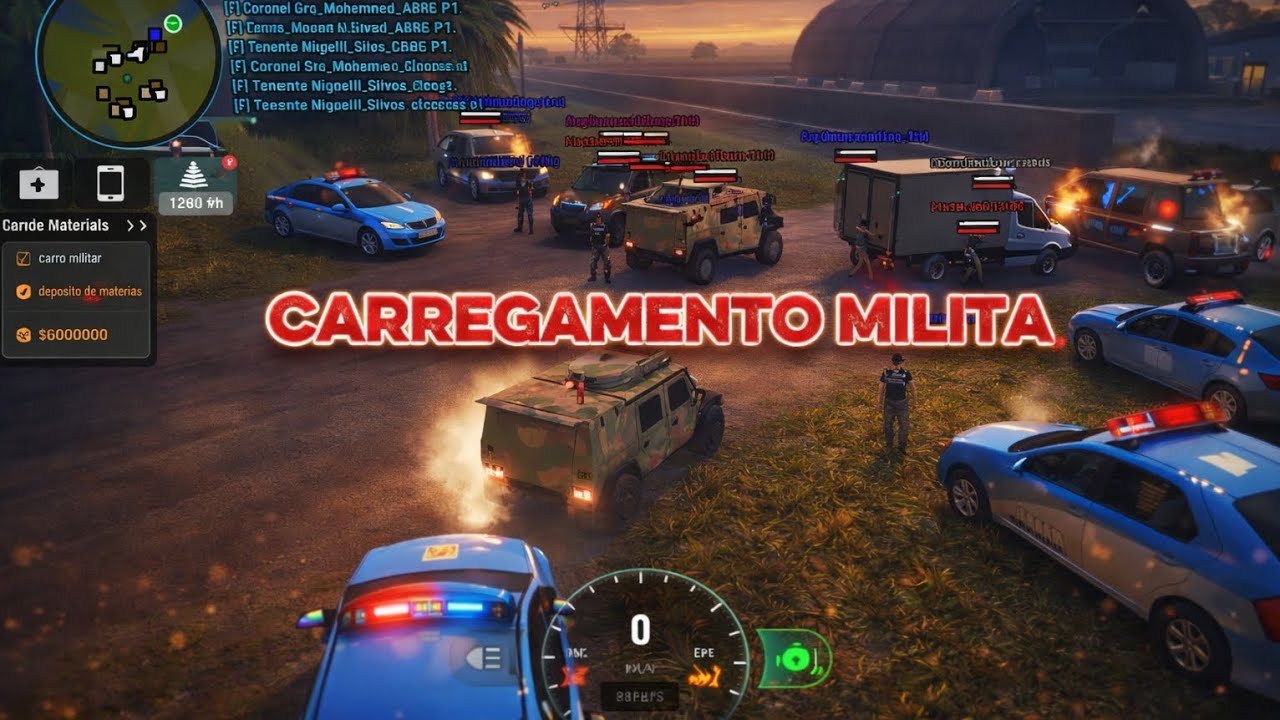 👮😱 Carregamento Do exército Brasileiro Deu Muita Confusão 👮🇧🇷 #riorise #roleplay #gtarp 