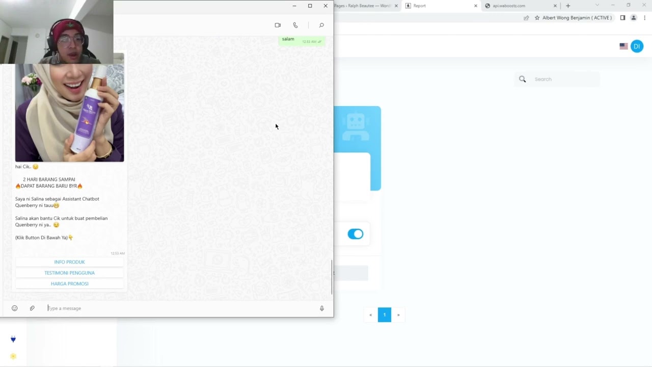 SOFTWARE WASAPBOT KHAS UNTUK ANDA SEMUA YANG BUAT SALES DI WASAP