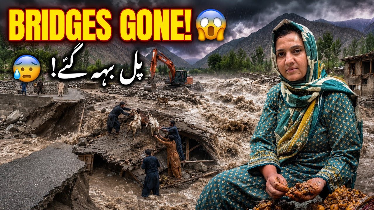 BREAKING! Massive Flash Floods Destroy Bridges in Gilgit-Baltistan 😱 | Flash Floods Update Vlog