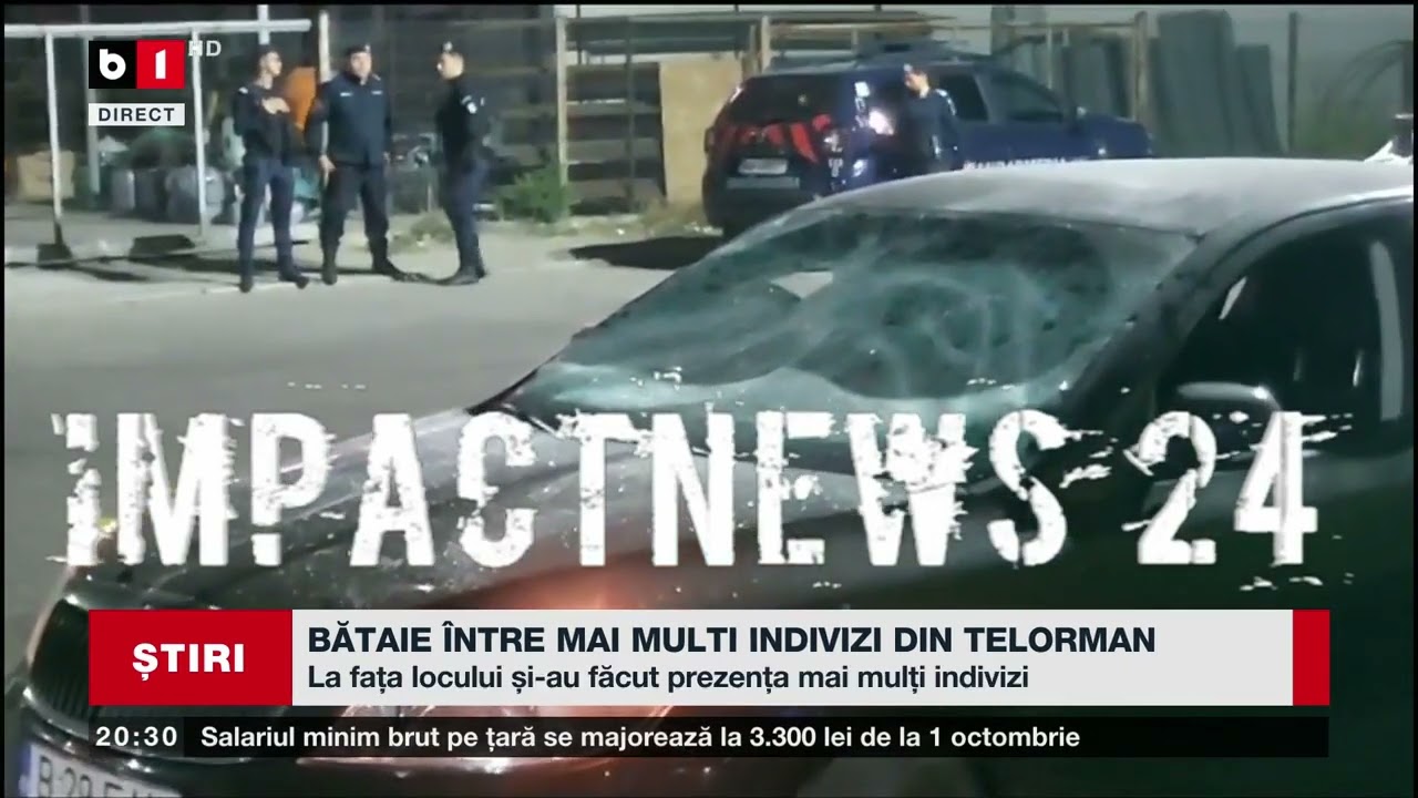 BĂTAIE ÎNTRE MAI MULȚI INDIVIZI DIN TELEORMAN. Știri B1TV _ 2 oct. 2023