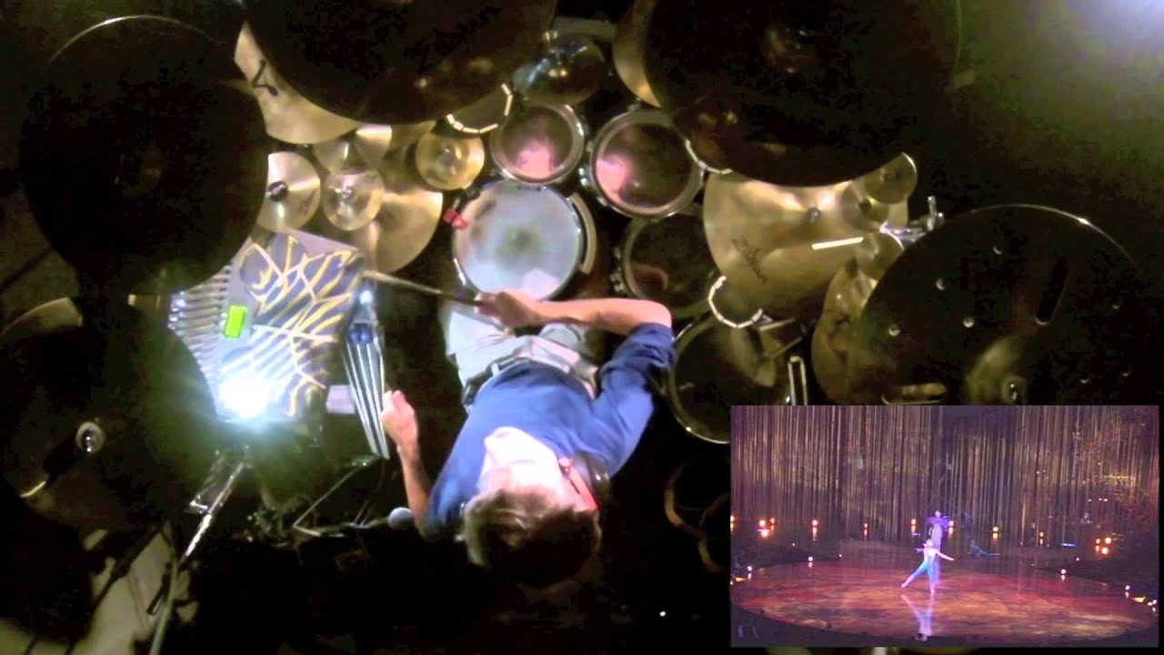Cirque Du Soleil's "Varekai"'s Baton Twirling (Drummer's Aerial)