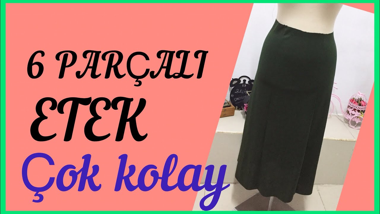 6 PARÇALI ETEK ...ÇOK KOLAY #6parcalıetek #kolayetek #easysewıng