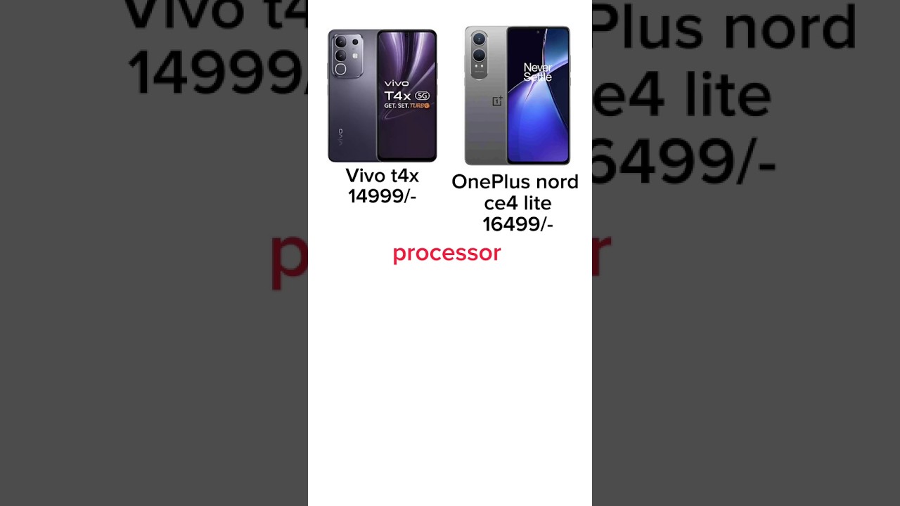 Vivo T4x 5G vs Oneplus Nord CE 4 Lite 5G Comparison | KAUN SA LE ?🤔
