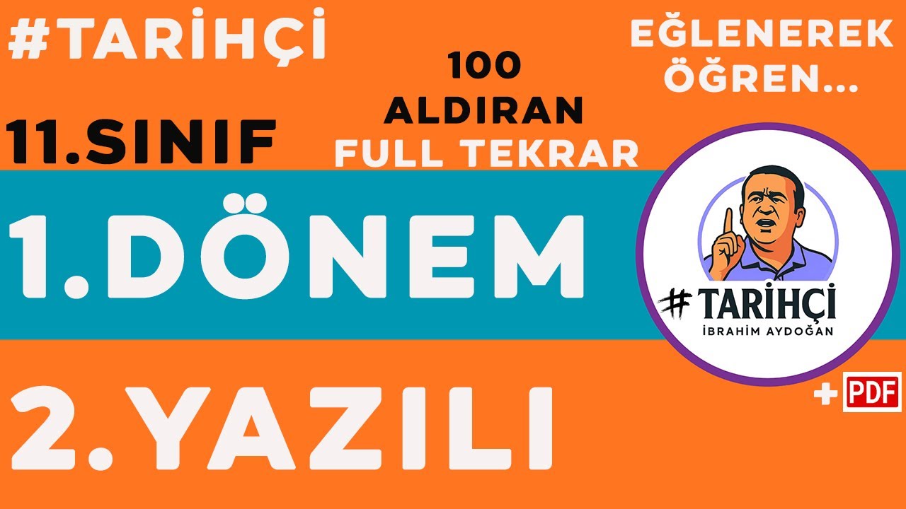 11.Sınıf Tarih 1.Dönem 2.Yazılı - Full Tekrar - 2025-2026