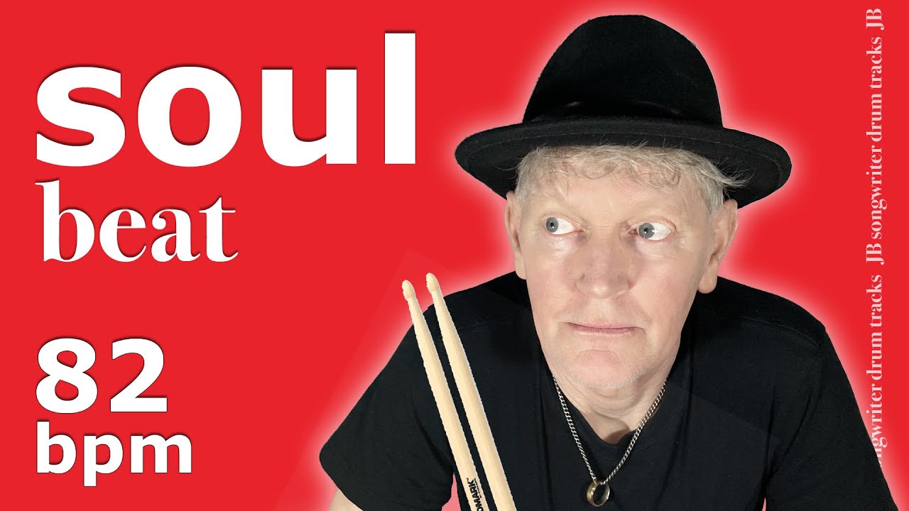 Soul Beat 82 bpm - Drum Backing Track - JB Songwriter Beats - #46