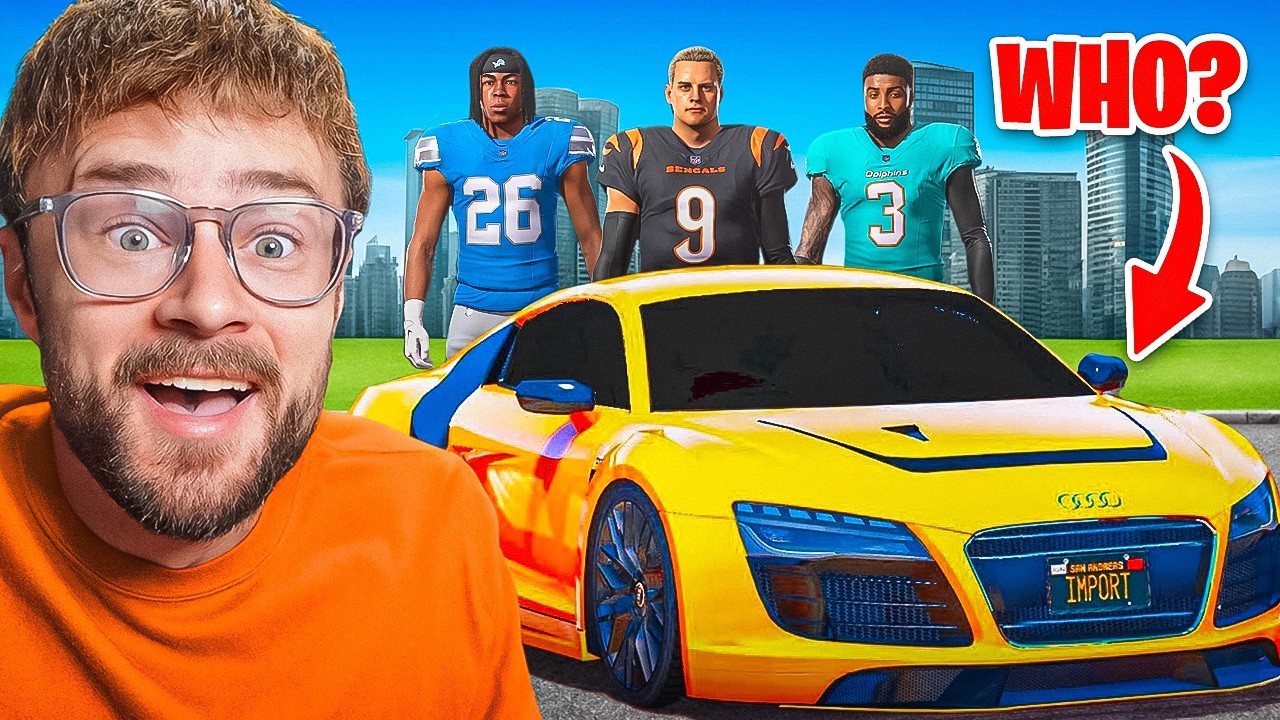 Guess NFL Car = Add to Team!