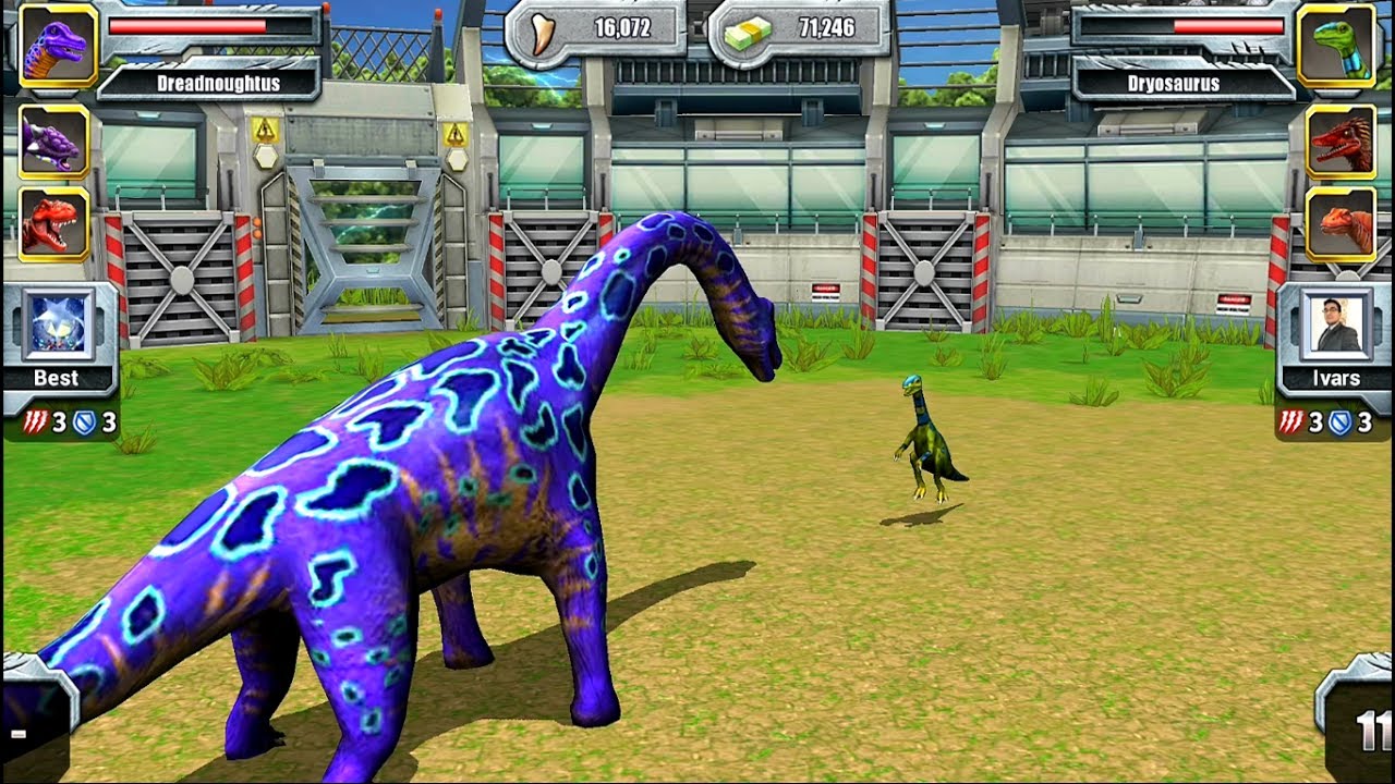 Max Level Dreadnoughtus - Jurassic Park Builder JURASSIC Tournament Android Gameplay HD