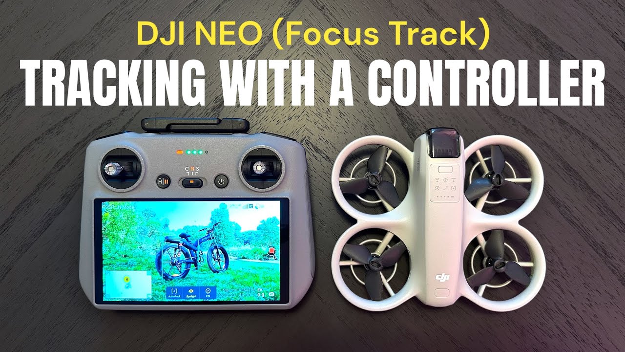 DJI Neo - Tracking With A Controller Using "Focus Track"