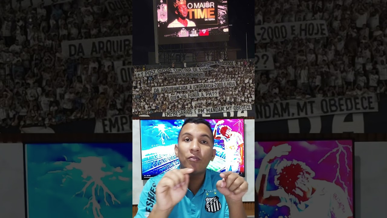 Protesto da torcida do santos contra o Marcelo Teixeira #santos #protesto #santosfc #futebol