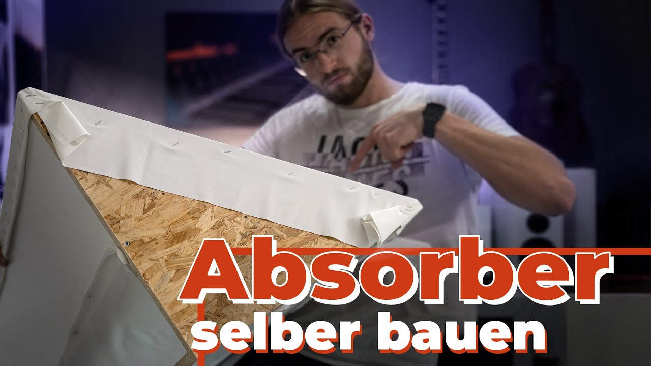 Bassabsorber selber bauen und Raumakustik verstehen | Klangoptimierungen im Heimstudio