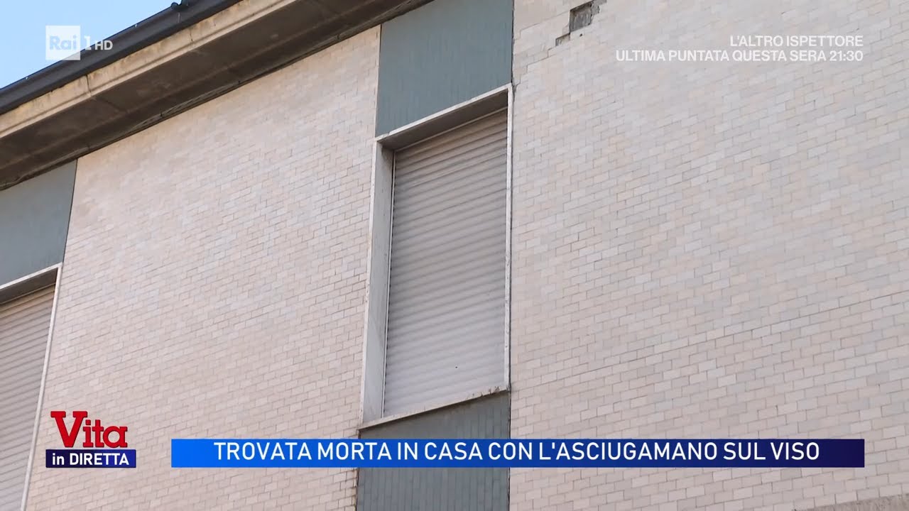 Trovata morta in casa con l'asciugamano sul viso - Vita in diretta 09/12/2025