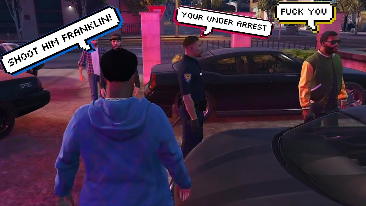 BIG BAM & FRANKLIN GETS TRESPASSED AT BURGER SHOT IN GTA RP ... FRANKLINS WORLD RP