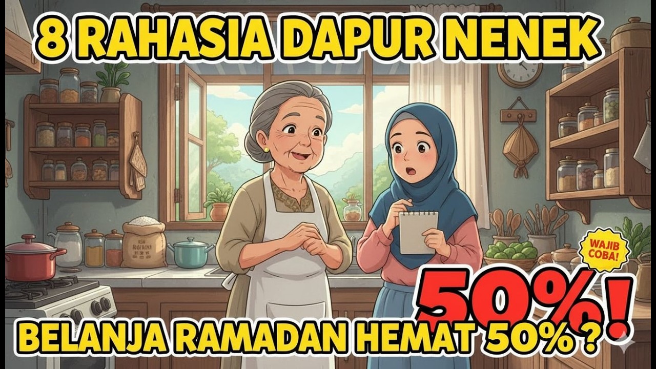 8 Rahasia Dapur Nenek Zaman Dulu yang Bikin Belanja Ramadan Lebih Hemat 50%